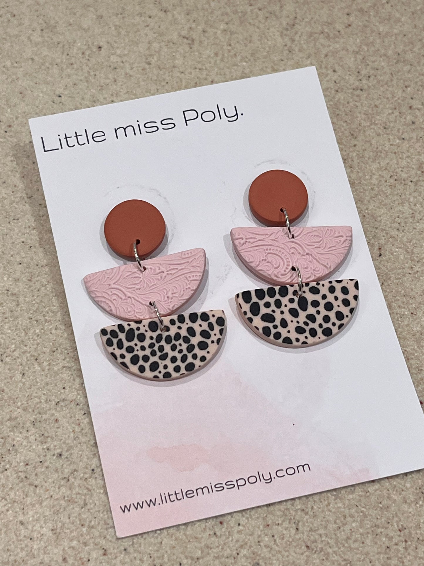 Rust Dangle Earrings