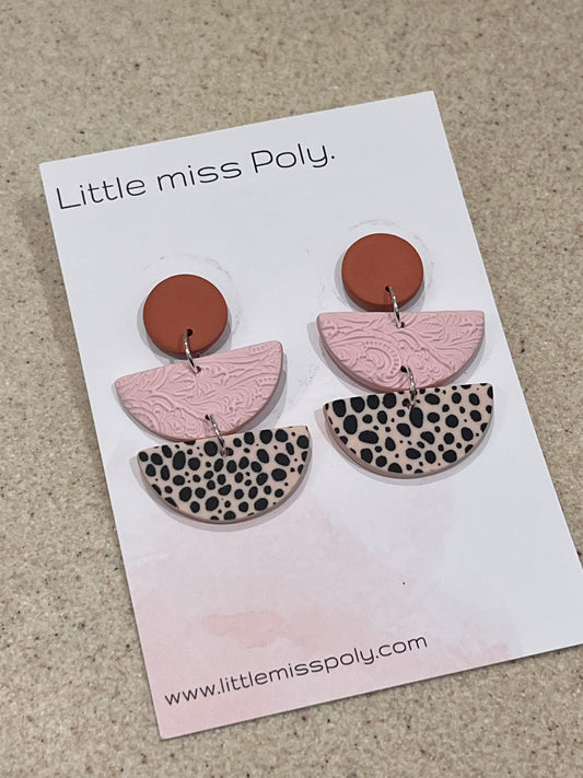 Rust Dangle Earrings