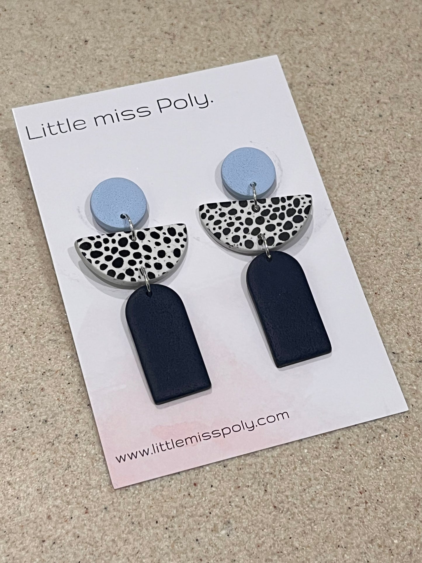 Blue Dangle Earrings