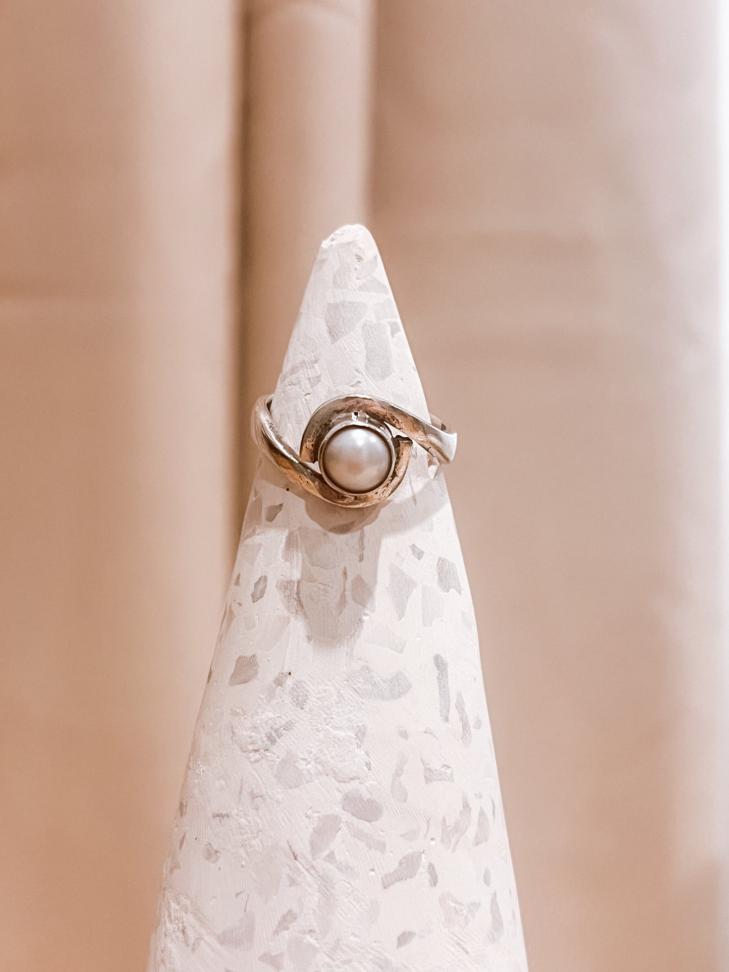 Pearl Sterling Silver Ring