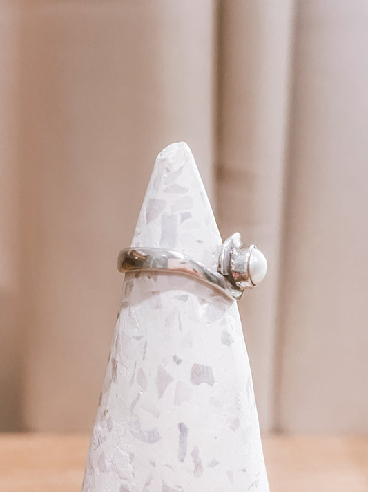 Pearl Sterling Silver Ring