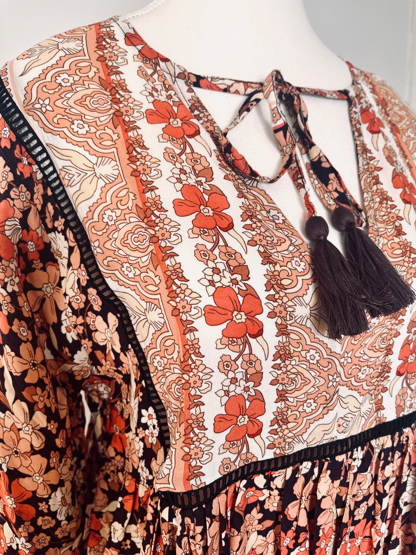 Floral Bohemian Mini Dress
