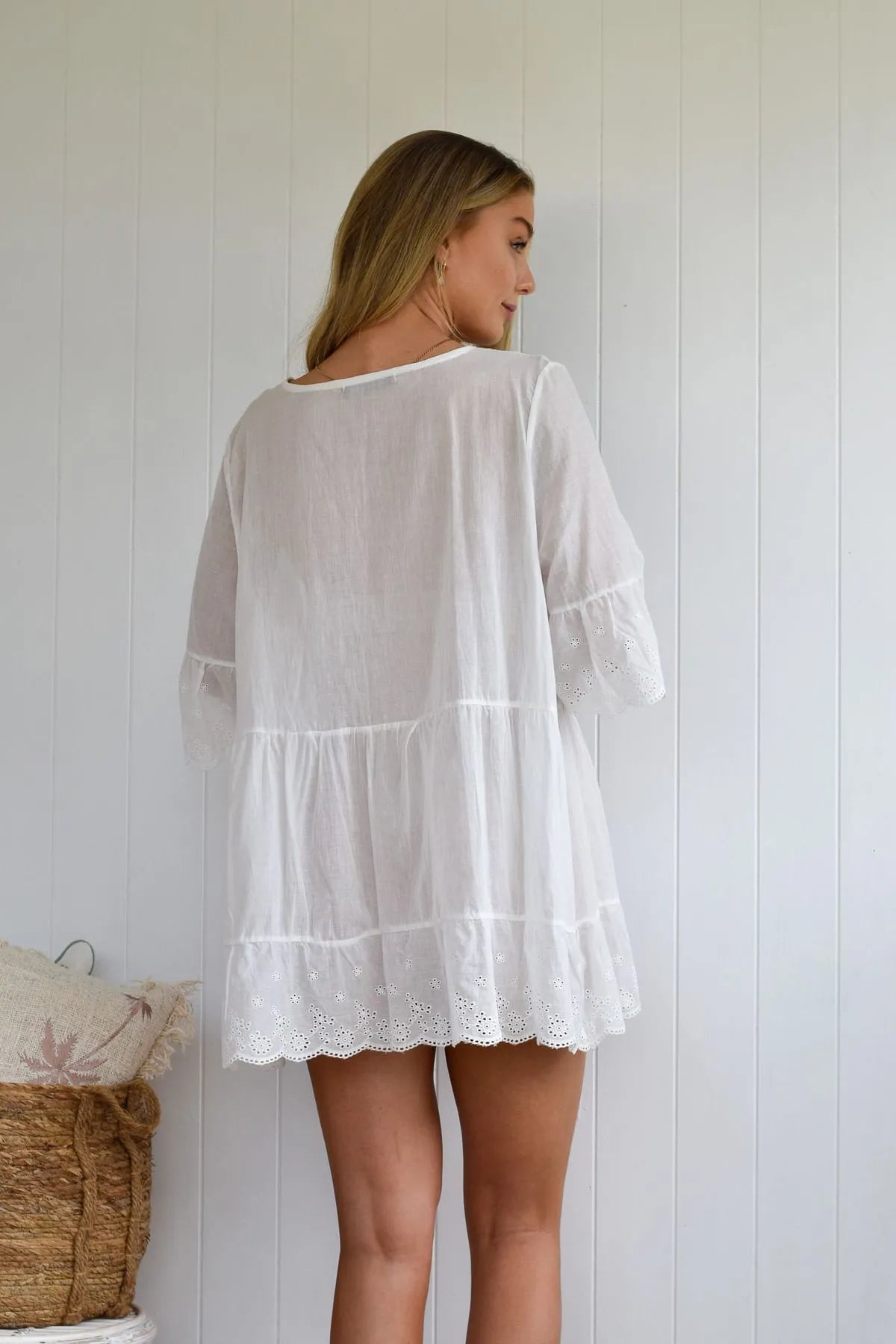 White Cover Up Sundress