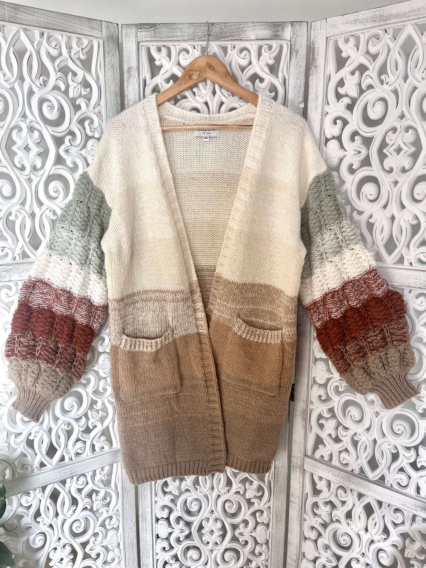 Sage & Rust Chunky Knit