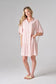 Pink Stripe Button Down Mini Dress