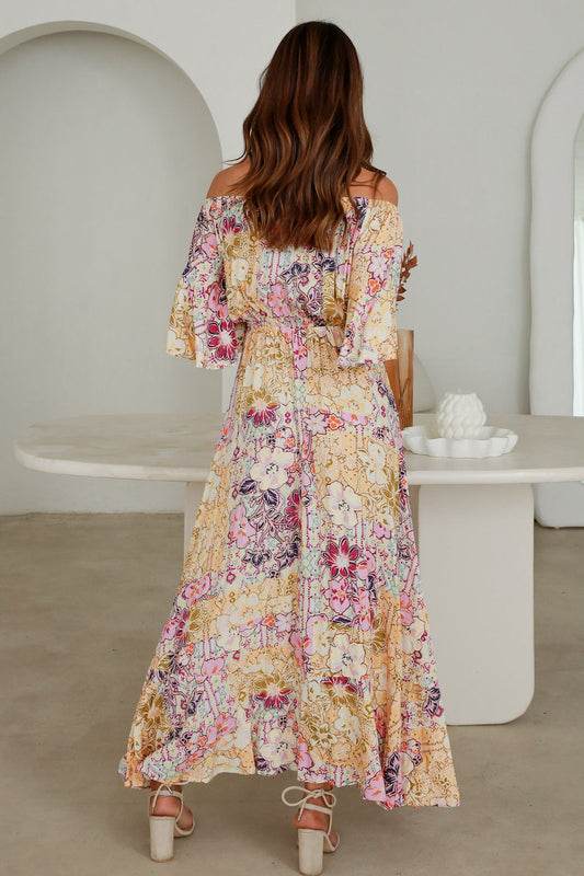 Anna Off Shoulder Maxi Dress