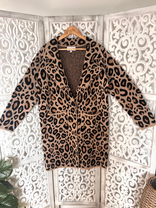 Cheetah Coatigan