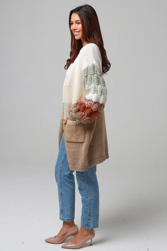 Sage & Rust Chunky Knit