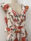 Sage Belted Culotte Jumpsuit Size 12
