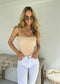 Bianca Cream Bodysuit - Size 10