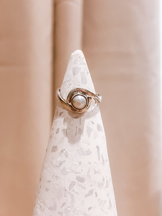 Pearl Sterling Silver Ring