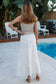 Milla White Cotton Broderie Skirt