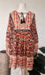 Floral Bohemian Mini Dress