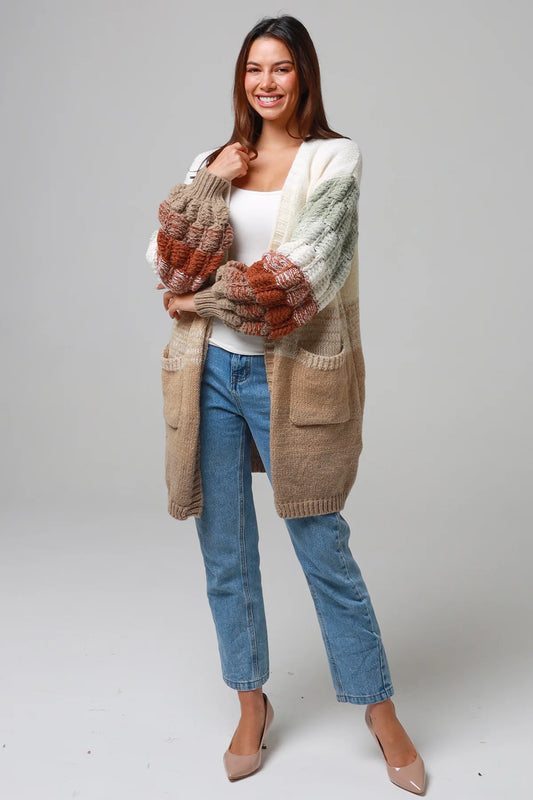 Sage & Rust Chunky Knit