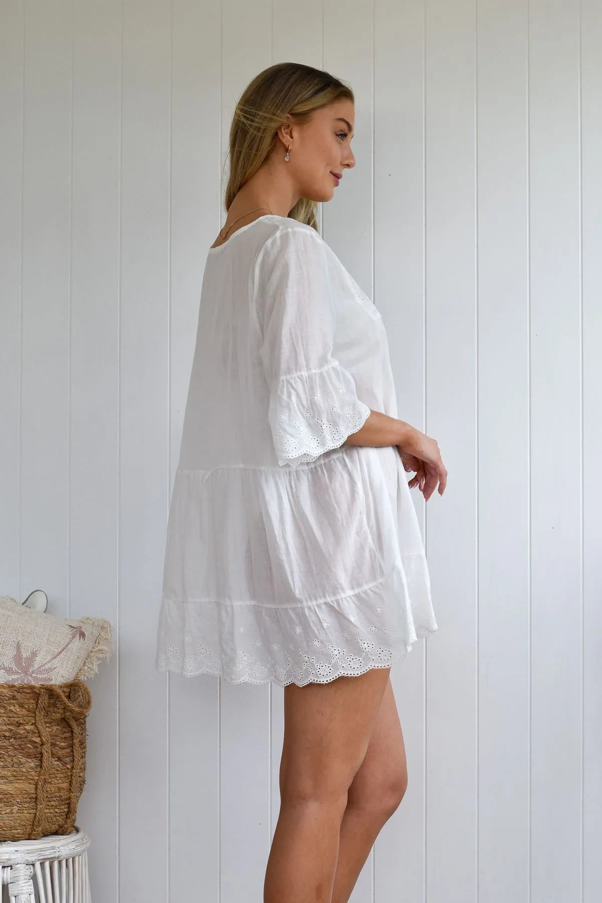 White Cover Up Sundress
