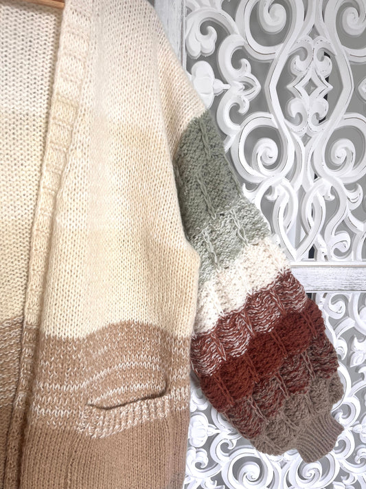 Sage & Rust Chunky Knit