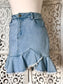 Boho Denim Skirt Size 12 - Preloved