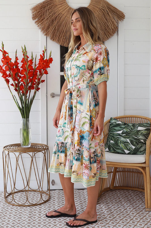 Coastal Midi Dress