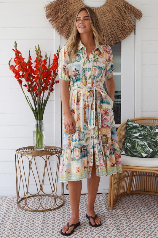 Coastal Midi Dress