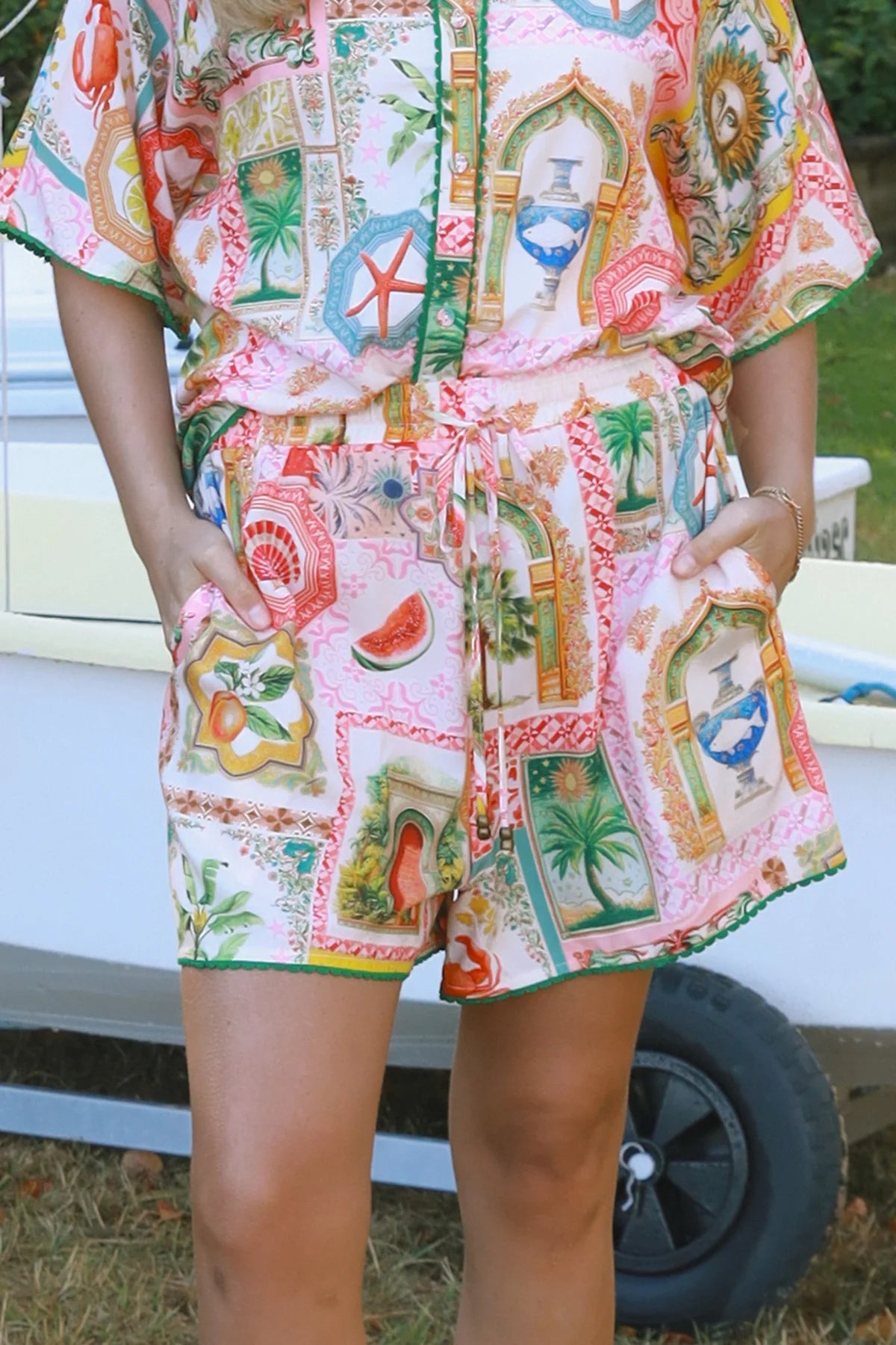 Coral Coastal Shorts